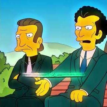 The Godfather and Little Boss Maggie #simpsons #thesimpsons