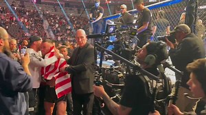 11K views · 79 reactions | A victorious Colby "Chaos" Covington UFC celebrates on his way out of the cage after a dominating win in the #UFC272 main event | MixedMartialArts.com | Facebook