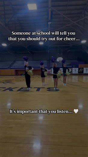 sink or swim 💜 #cheer #highschool #jacketpride | cheer