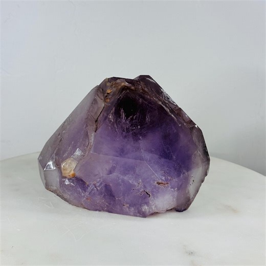 Natural Raw Amethyst Cluster – Small Sculptural Formation in Muted Lavender Tones | 7.1 Lbs - Etsy