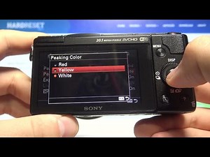 How to Change Peaking Color for Manual Focus on Sony Alpha A50...