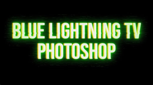 Blue Lightning TV Photoshop channel trailer