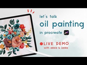 Digital Oil Painting in Procreate: Live Demo