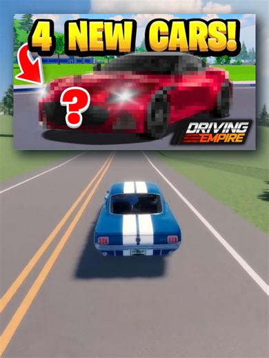 4 CARS Teased In Driving Empire! 🏎️ #drivingempire #drivingempireroblox #roblox #fyp