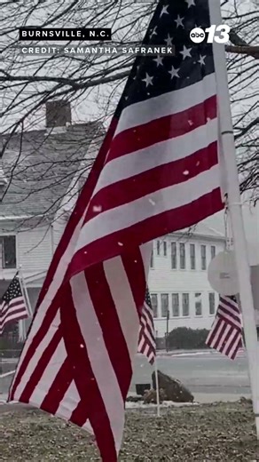 Snow in Burnsville, N.C.