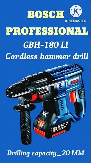 bosch cordless hammer drill 18v | GBH-180 LI professional tools | how to explain