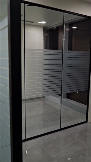 3 feet linings cutting frosted glass film #glass #decorative #work #jkdecor dm for installation