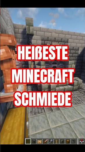 🔥 EPISCHE Blacksmith Schmiede in Minecraft! 🔨 #minecraft #shorts #minecraftbuilds #gaming