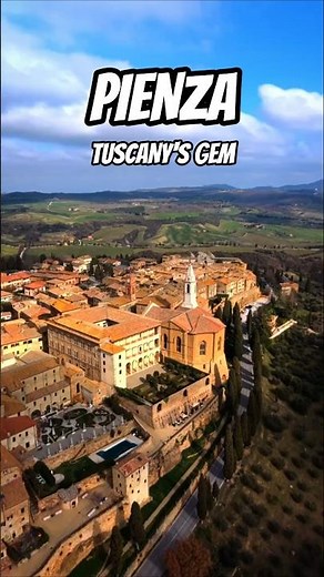Is this the most beautiful village in Tuscany? 🇮🇹 | Pienza 4K #shorts