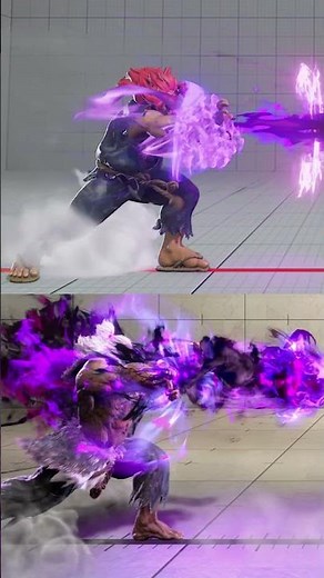 SF6 vs SF5 Akuma Hadoken