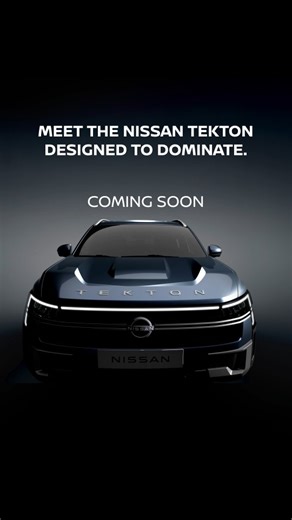 8K views · 618 reactions | Tekton is more than a name. It is a reflection of Nissan’s belief in innovation through precision and intent. Strong in form, confident in character, and crafted for those who defy the ordinary. All-New Nissan Tekton. Coming soon. #NissanTekton #DefyOrdinary #NissanAlINewCSUV #DesignDeepDive #Nissanlndia | Nissan | Facebook