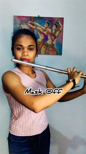 Mask off flute instrumental #maskoff #maskoffchallenge #shortvideo #flute #music