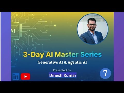 Part-7 | Generative AI & Agentic AI | ForumDE | #generativeai #agenticai