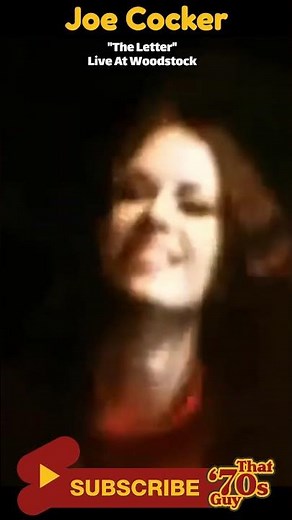 Joe Cocker - The Letter - 1970 Live