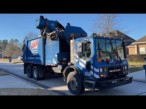 Ex-Allied Waste: Mack MRU Heil Python Garbage Truck!