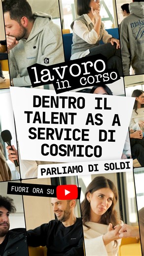 Cosmico on Instagram: "Dopo centinaia di "COSA È IL TAAS?" abbiamo fatto IL video DEI video. Come funziona Cosmico dall'interno: Talent As A Service spiegato da chi lo gestisce tutti i giorni. Business model, matching, margini, clienti. E quella domanda scomoda: cosa succede quando un matching perfetto sulla carta non funziona? Link in bio!"
