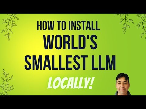 Install World's Smallest LLM on Laptop