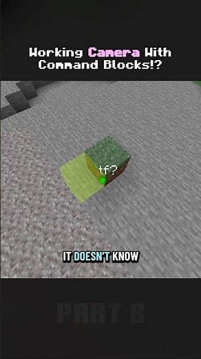 How the camera handles ray casting errors #minecraft #commandblock #shorts