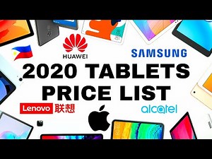 Tablets Official Specs & Price List | Philippines | 2020 (iPad, Samsung, Huawei, Lenovo, Alcatel)