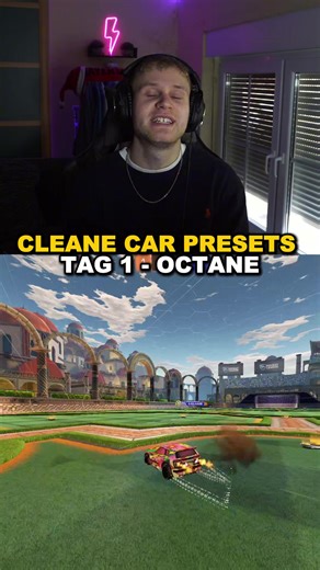 cleane car presets tag 1 - octane edition #rocketleague #cardesign #octane