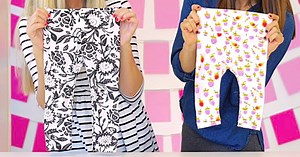 How To Sew Leggings Without A Pattern 2 Ways