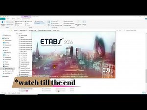 How to Install ETABS 2016 for beginners ETABS 2016 ለጀማሪዎች እንዴት እንደሚጫኑ