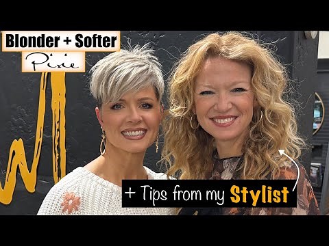 Blonder & Softer Pixie Hair ✨ Plus Undercut Advice!