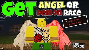 How to Get ANGEL or DEMON Race in THE FORGE! Roblox #theforge #zioncalebtv #fyp #roblox | CalebZionTV