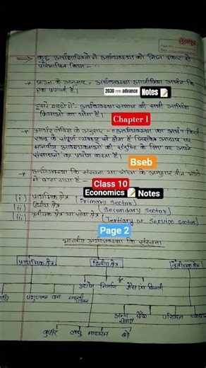 CLASS 10TH ECONOMICS NOTES 📝 CHAPTER 1||#IAS DREAM