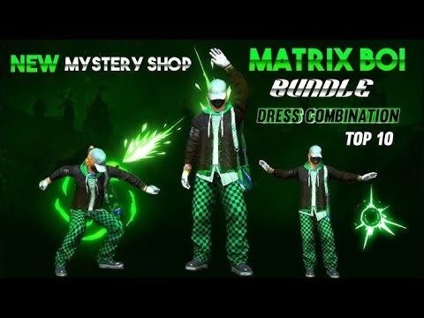 Top 10 Matrix Boi Bundle Pant Combination🗿||Garena freefire