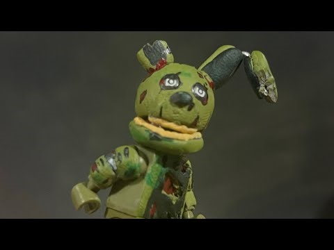 Lego FNAF Springtrap custom minifigure SHOWCASE