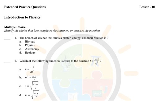 Phy_Extended Questions_Lesson 1