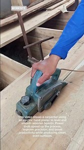 Using an Electric Hand Planer to Smooth Wood Boards | Fast & Efficient Woodworking