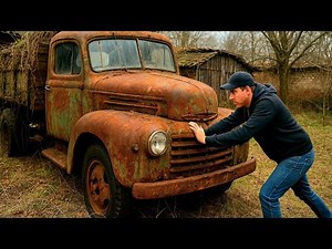 Abandoned for 30 Years… AND IT STARTED! Bringing an Old Truck Back to Life