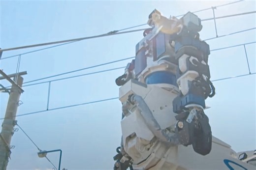 West Japan Railway Begins Using Giant Humanoid Robot for Line Maintenance