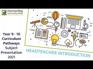 Year 9 Curriculum Evening 2021 Introduction