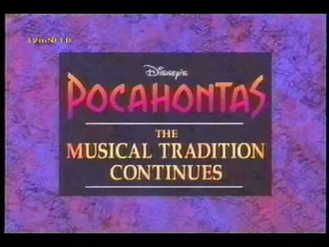 Disney's Pocahontas: The Musical Tradition Continues Commercial (1995)