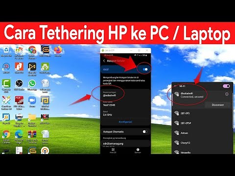 Cara Tethering HP ke PC atau Laptop