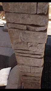 DIY Post Wrap! #diy #alwayslearning #EvolveStone #veneerstone #homeimprovement | BYOT