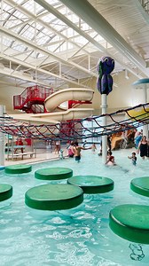 Make a SPLASH 💦 at these fun INDOOR pools in Metro Detroit! 💧 The HAWK in @farmingtonhills_ss has a leisure pool featuring a zero-depth entry pool with a lazy river, water slide and splash area! 💧 @livoniarec indoor aquatics center has fun for the WHOLE FAMILY with a zero-depth entry, play sprayers and geysers, lazy river or lap pool! 💧 Hop from lily pad to lily pad, slide from one of the slides or at in the SPLASH area for a day of fun @troyparksandrec community center! 💧 “The Summit” in C