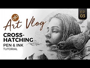 CROSS-HATCHING - ILLUSTRATION - TUTORIAL | ART VLOG EP03