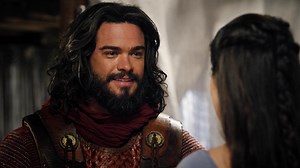 La Tierra Prometida Capitulo 20 HD Salmón se despide de Rahab y le hace una promesa. Josué da un regalo a Aruna y ella se emociona. Tibar hiere a Melquías con una lanza. #LaTierraPrometida #novelasbiblicas #series | Novelas Biblicas