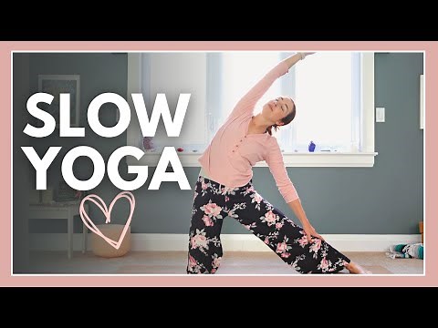 30 min Deep Stretch Yoga - SLOW & MELLOW