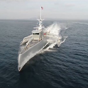 The US Navy's new drone warship can drive itself as it hunts submarines. | Insider Tech Presents