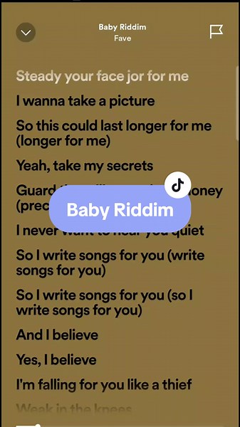 Baby Riddim by Fave: Lyrics and Cultural Significance