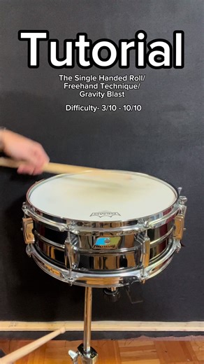 Mastering the Gravity Blast Drum Technique