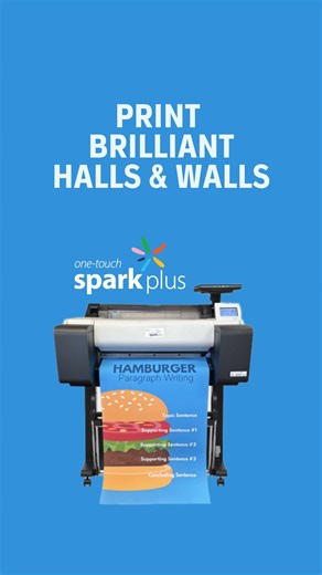 Smart, vibrant, poster printer magic with the touch of a button彩 Book a demo for the Spark Plus and see how our Scan-To-Print technology saves teacher’s time, energy, and stress! https://www.pbminc.com/products/ot-spark-plus | Precision Business Machines, Inc. | Facebook