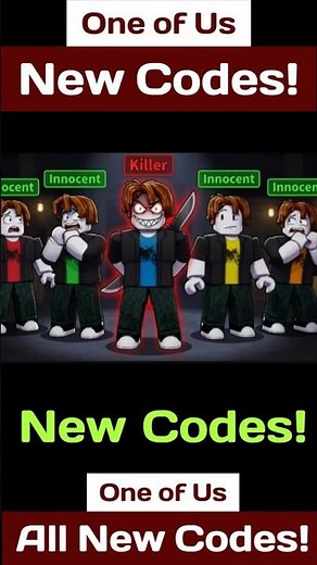 New One of Us Codes - New Codes For One of Us Roblox Codes 2026