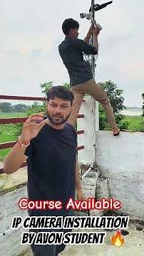 Ip Camera Installation By Avon Student #1k #ipcamera #ipcctv