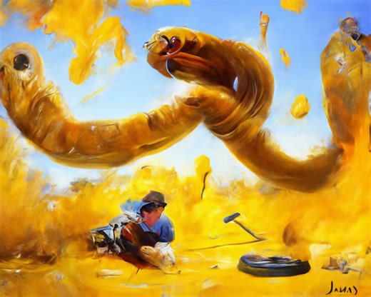 Competitive worm charming is no joke